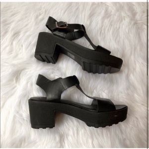 New candies platform sandal heel